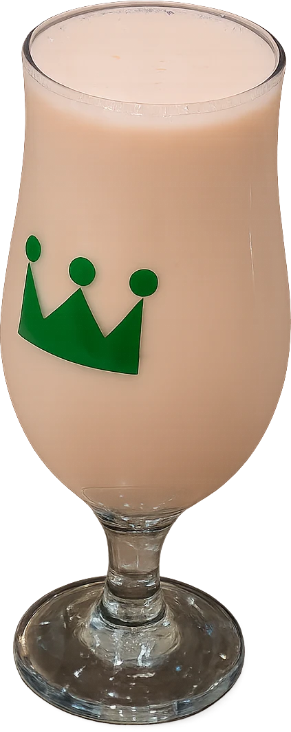 Taça de Mate Cremoso 500 ml gelado com o símbolo do Rei do Mate.